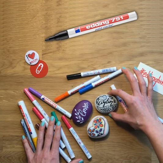Edding 751 lakový popisovač 1-2mm kulaté hroty