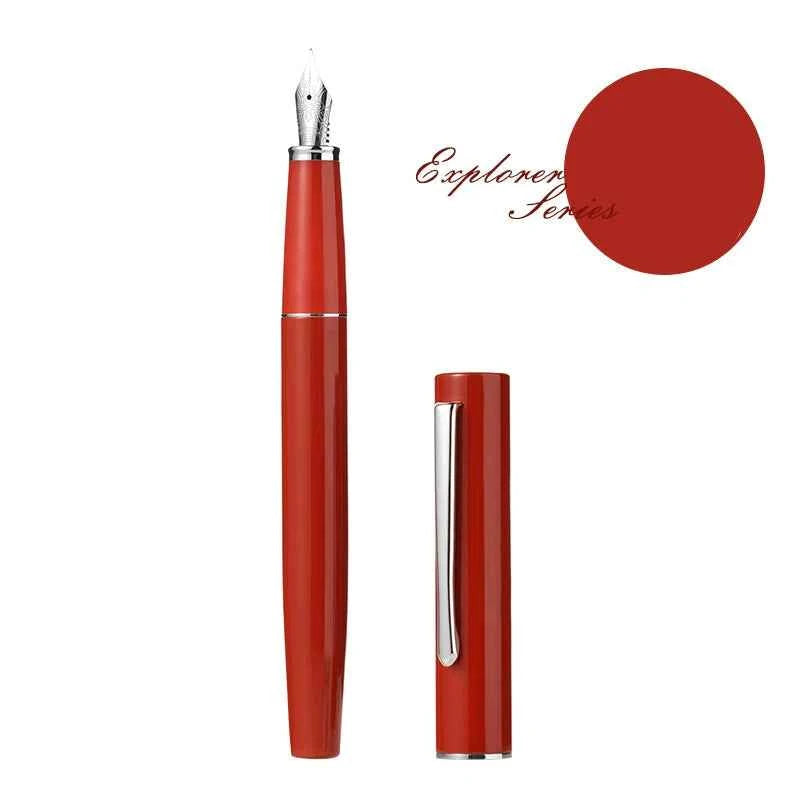 Hongdian C2 Explore Fountain Pen Modern Red