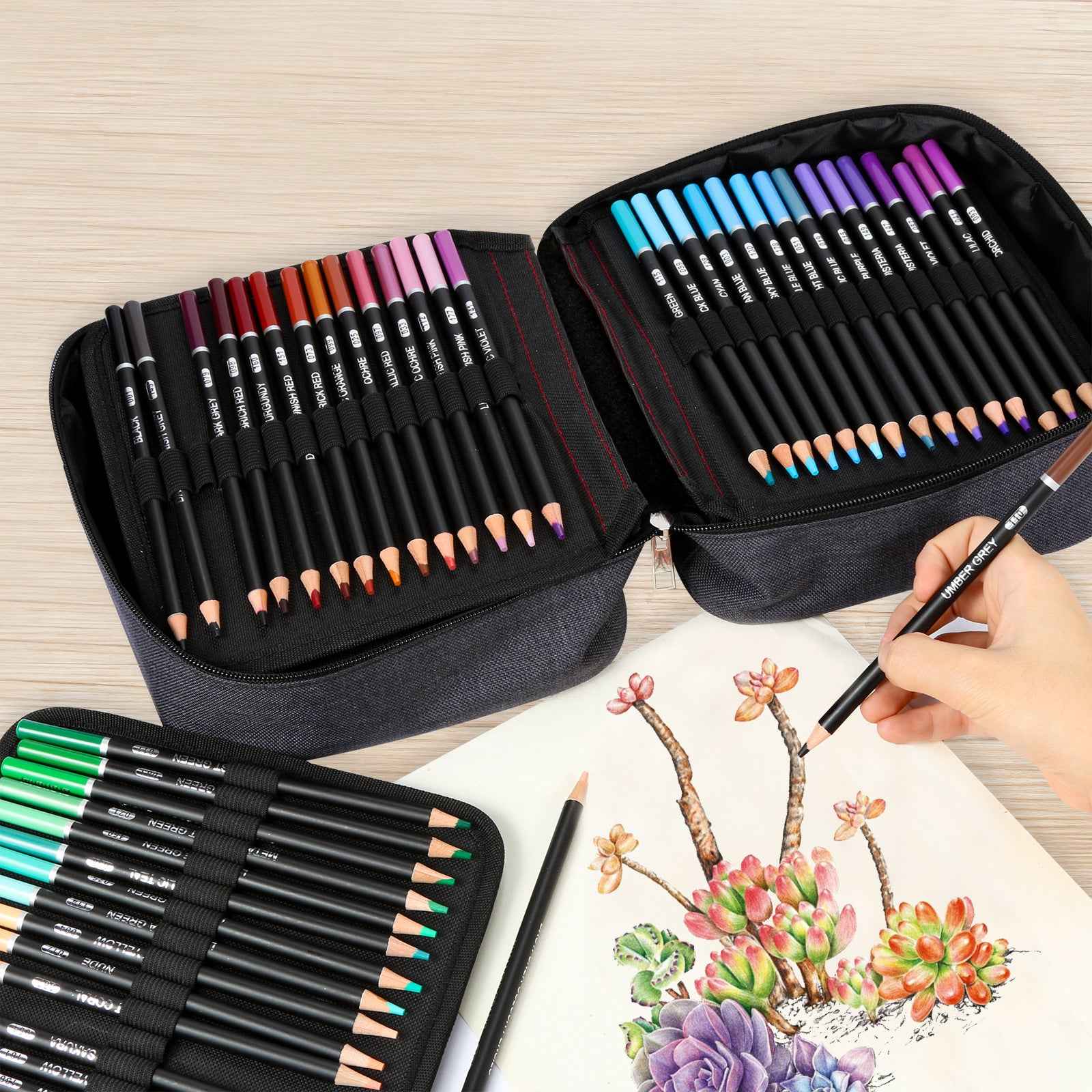 Crayon de Couleurs,180 Crayon de Couleurs Professionnel, IdéAl Pour Les Crayon de Couleurs,180 Crayon de Couleurs Professionnel, IdéAl Pour Les
