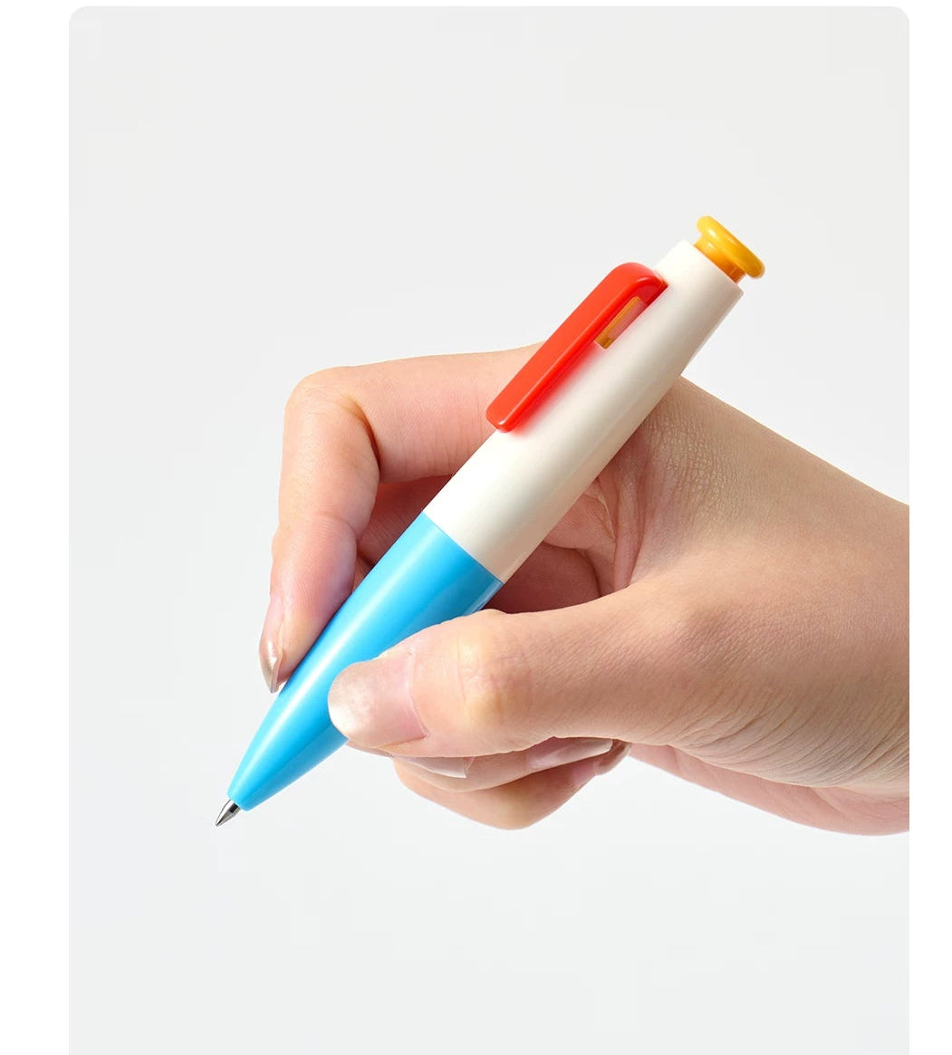 KACO PLAY Retro Mini Click Gel Pen Pocket-Sized 3-Pack