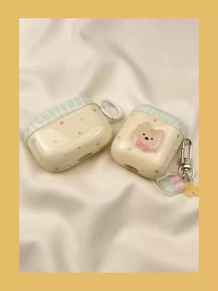 Colorful Star West Highland Terrier Dog AirPods Case