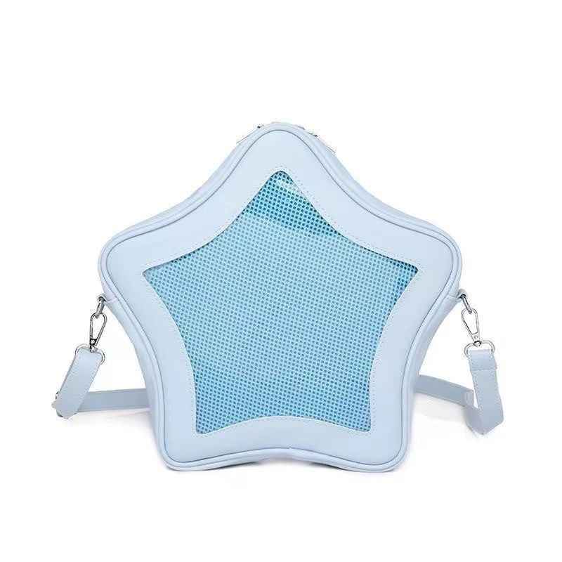 7382 Star-Shaped Ita Bag, Star Purse Pin Backpack PU Cute Aesthetic Y2K 614YCxypZgL._AC_SY200_QL15_.jpg main image 4