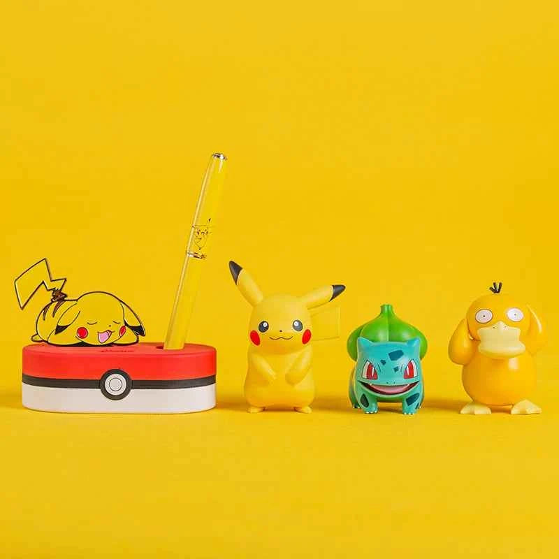 Pimio Pokemon Pikachu Fountain Pen with Stand & Gift Box