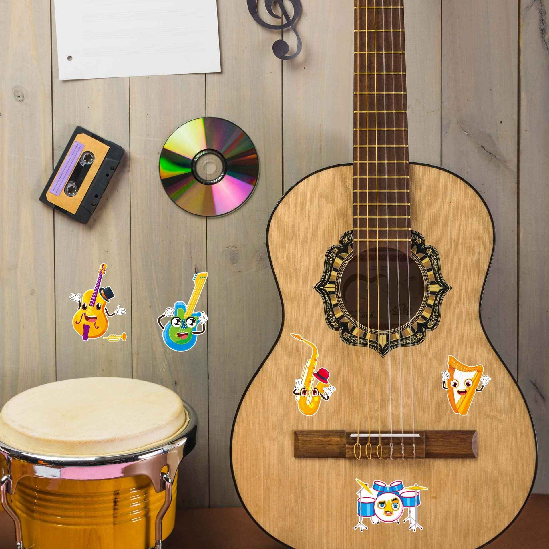 Make a Face Cartoon Musical Instrument DIY Stickers for Kids 24 Sheets