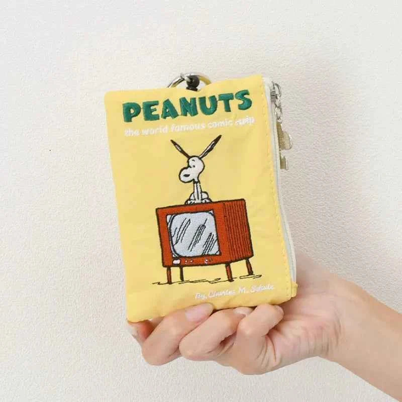 Japanese Kawaii Peanuts Zipper Coin Purse