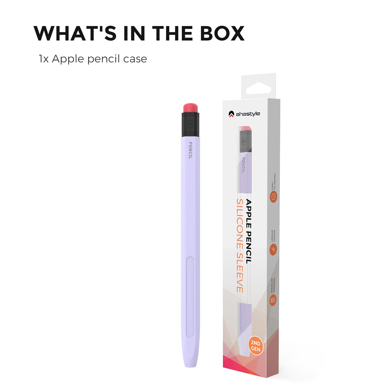AhaStyle Classic Pencil Case Compatible with Apple Pencil 2st Generati