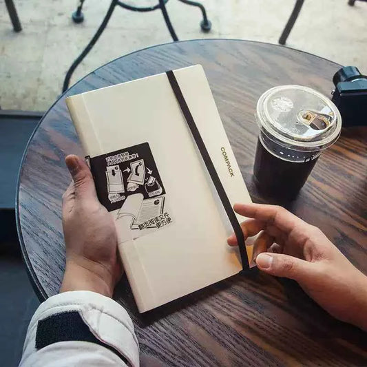 KING JIM 5894H COMPACK File Holder, A4, Bi-Fold,