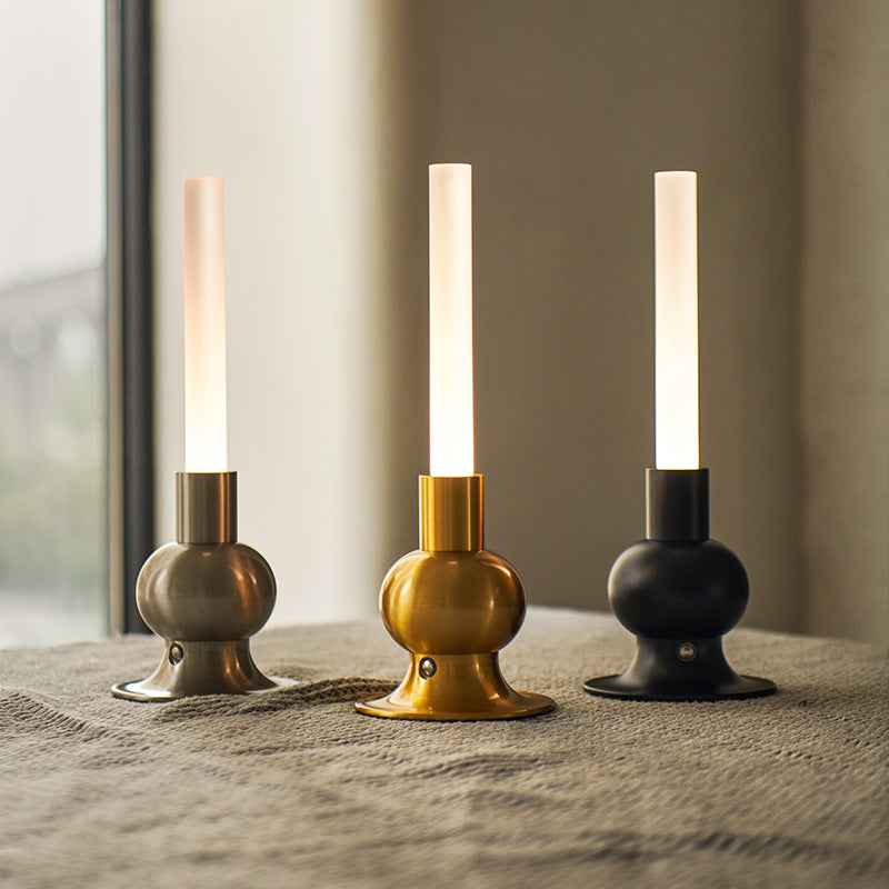 Aluminum LED Candlestick Lamp - Rechargeable 2W