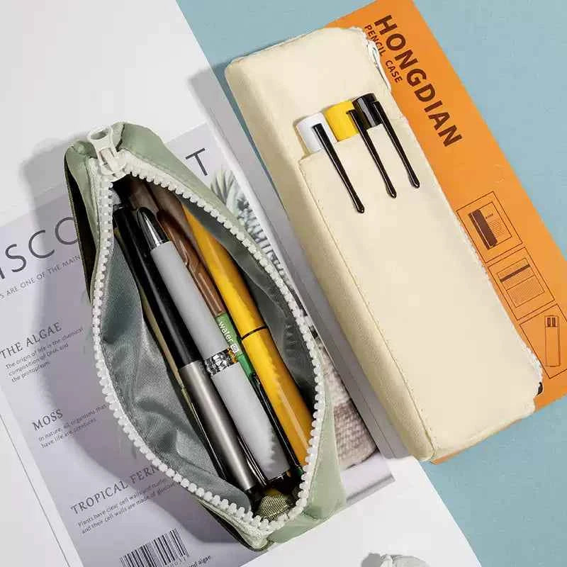 HONGDIAN Pencil Case for Notebook with Adjustable Elastic Band