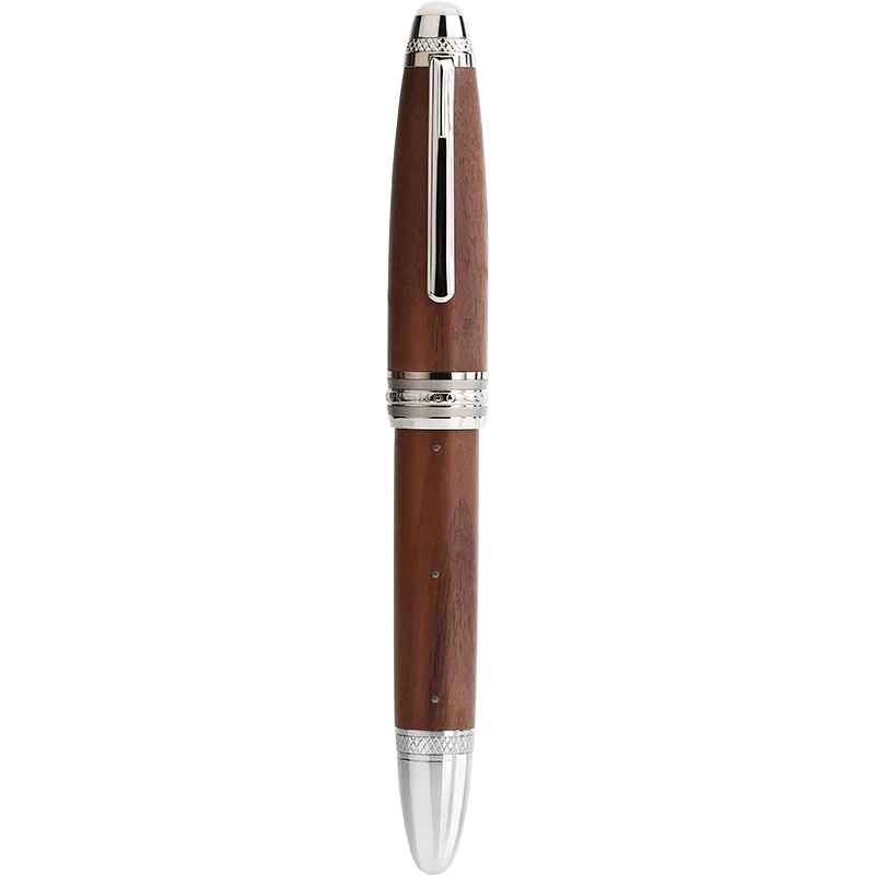 MAJOHN M1000 Large Wooden Fountain Pen | German BOCK F Nib | Handcrafted Rivet Walnut