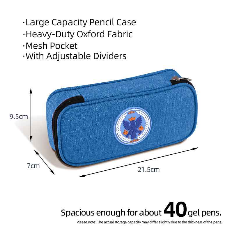 Large Capacity Oxford Fabric Pencil Case School Stationery Bag