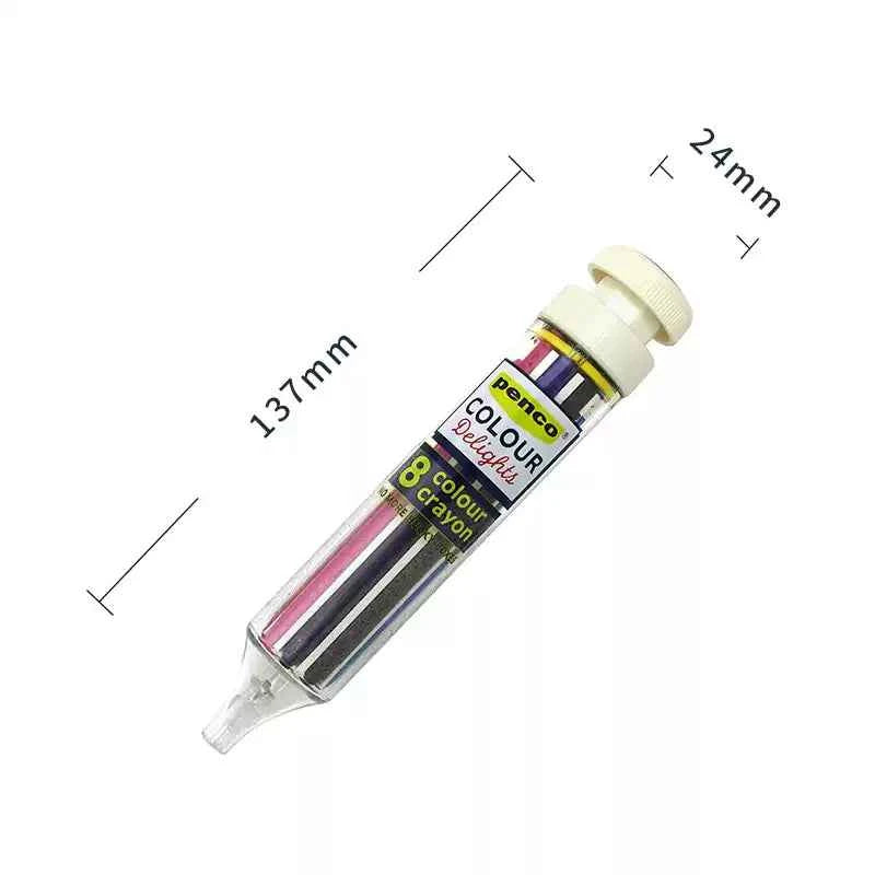 Penco 8 Colour Crayon FT-058