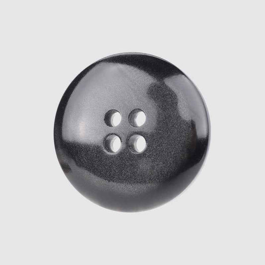15/20mm Round 4-Hole Eco-Friendly Resin Buttons Black Navy Blue 10pcs