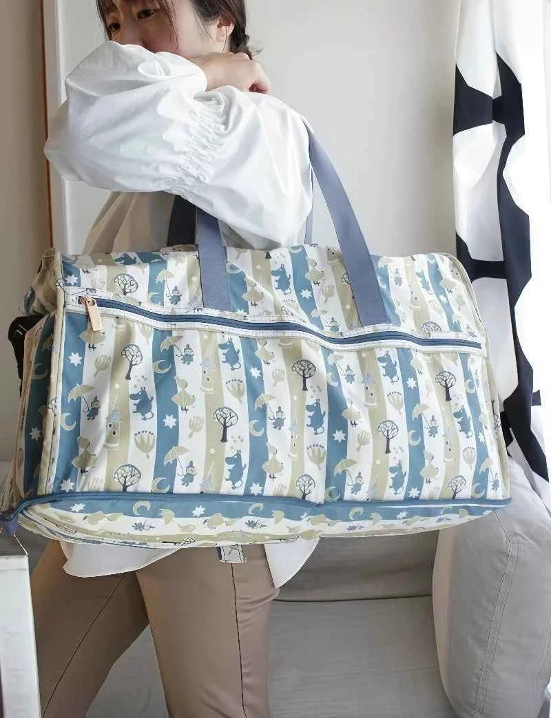 Moomin Japanese Kawaii Foldable Travel Duffel Bag