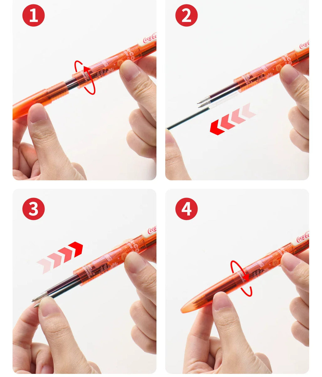 KACO EASY x Coca-Cola 4-in-1 Multicolor Gel Pen | 2-Pack Set