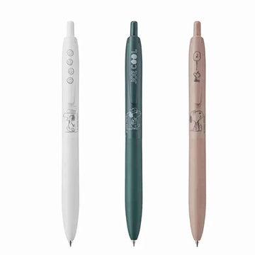 Uni Jetstream Snoopy Ballpoint Pen – 0.5mm Black Ink, 3-Pack