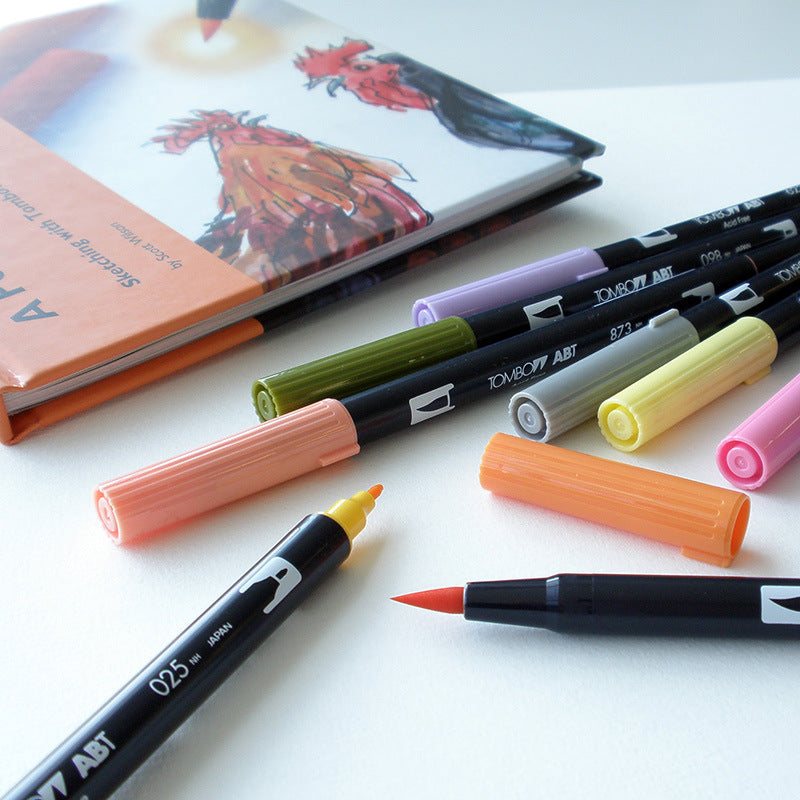 Tombow ABT Dual Brush Pen N25 Lamp Black