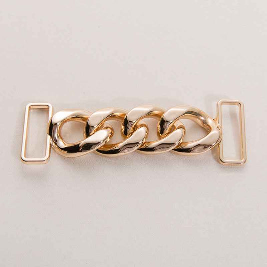 95mm/122mm Alloy Chain Decorative Buckle 20pcs Gold