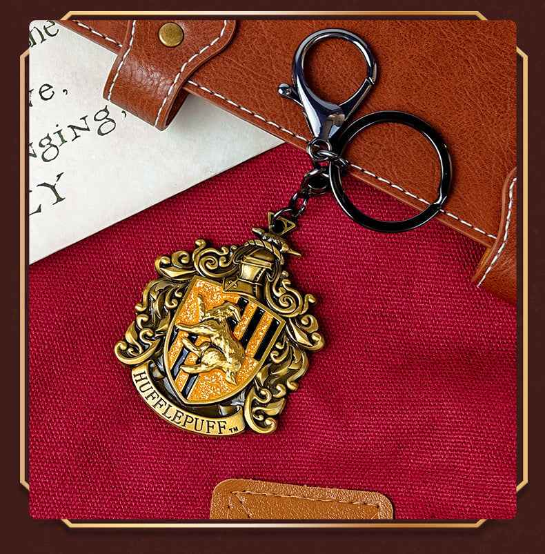 Harry Potter Zinc Alloy Badge Keychain