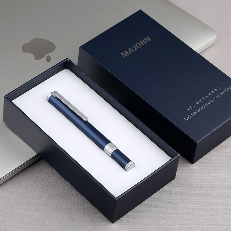 Majohn N1 Mini Fountain Pen Fine Nib,Aluminum Pocket Short Travel Pen