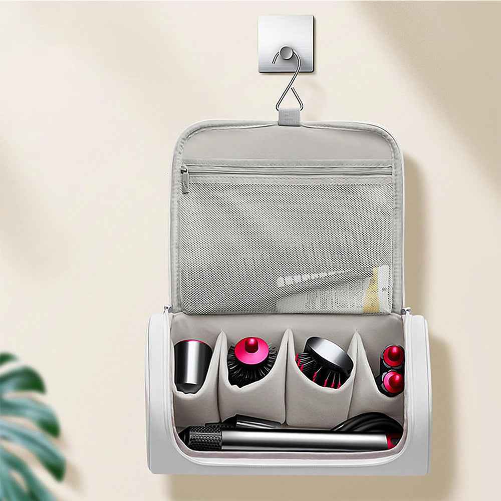 Multi-Function Hair Dryer & Curling Iron Storage Bag with Hanging Hook