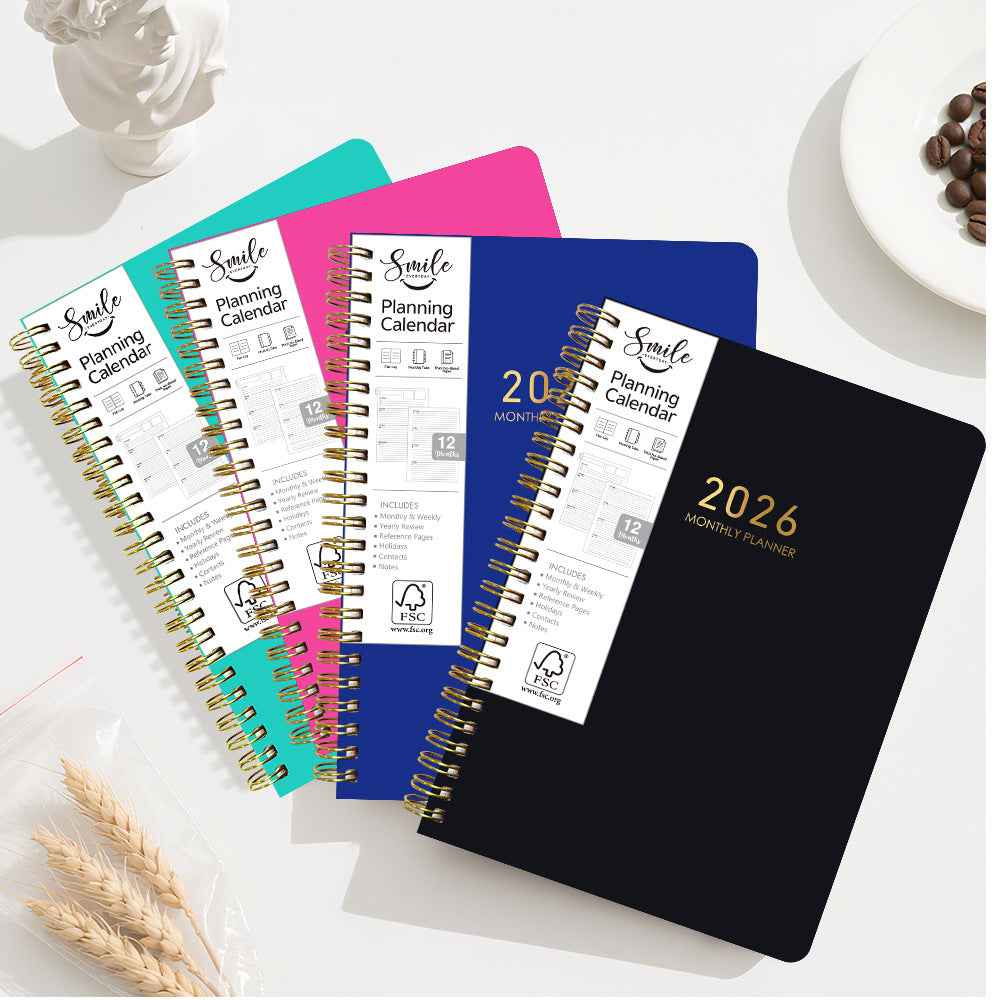 2026 Weekly and Monthly Planner Calendar A5