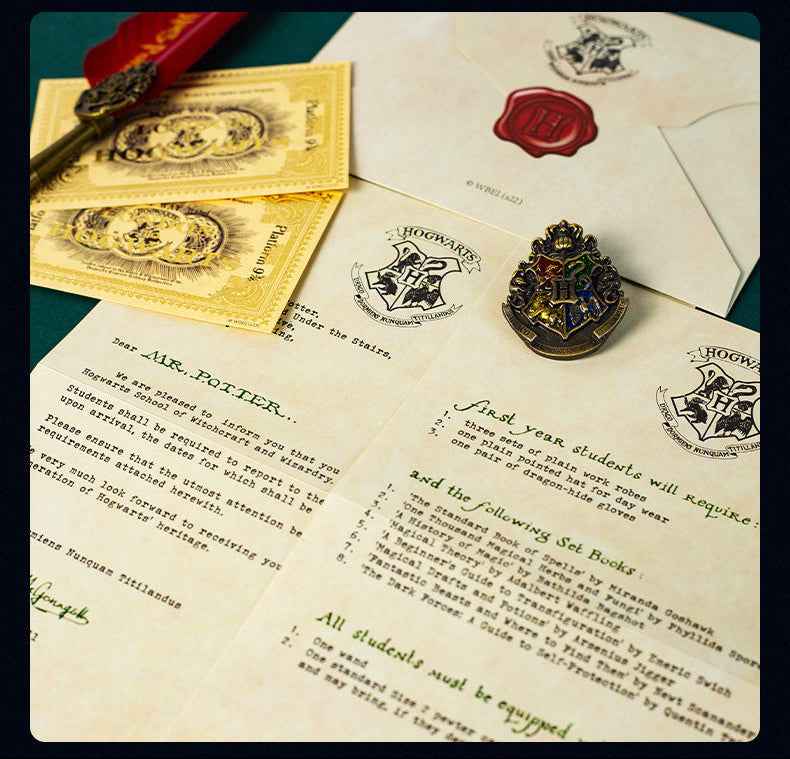 20x Harry Potter Hogwarts Acceptance Letter Set – Cosplay Prop
