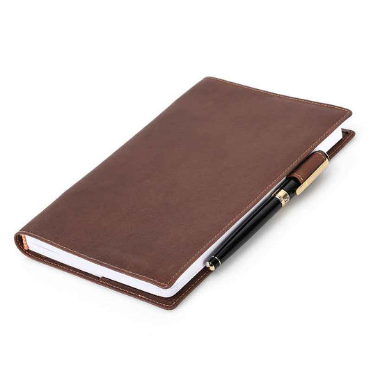 Leather Protective Cover Case for A5 Notebook Journal Planner
