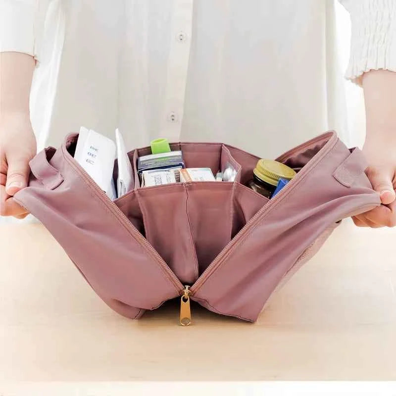 Japanese Cat 3D Top Handle Cosmetic Bag First Aid Kit