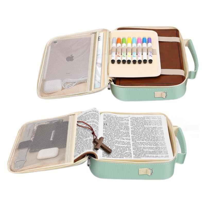 Large Carring Bible Cover Case with Shoulder Strap