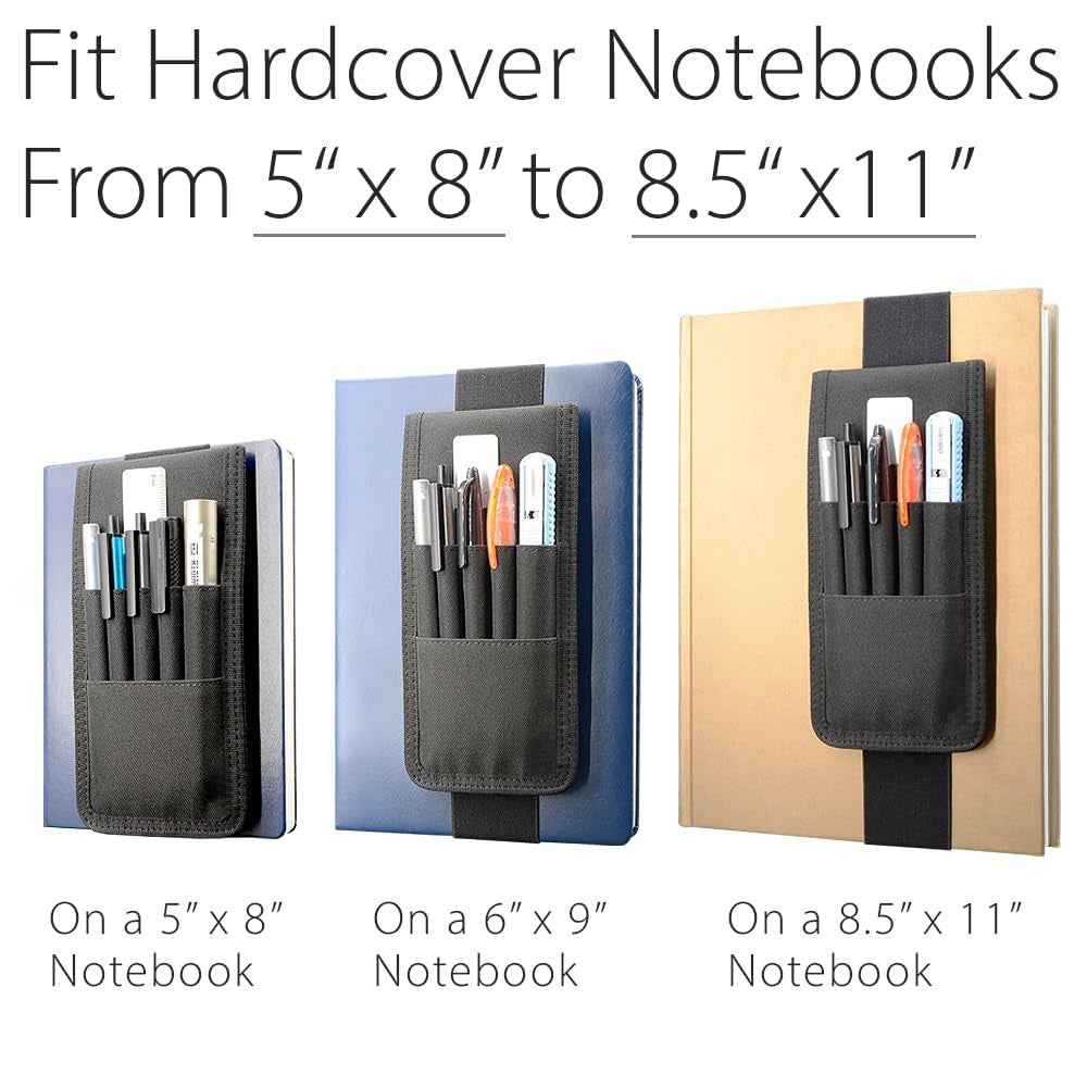 Adjustable Elastic Band Pen Holder for Notebooks,Planners Journals