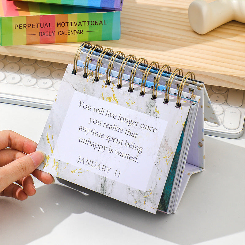 2024 Motivational 365 Daily Desk Calendar with Inspirational Quotes