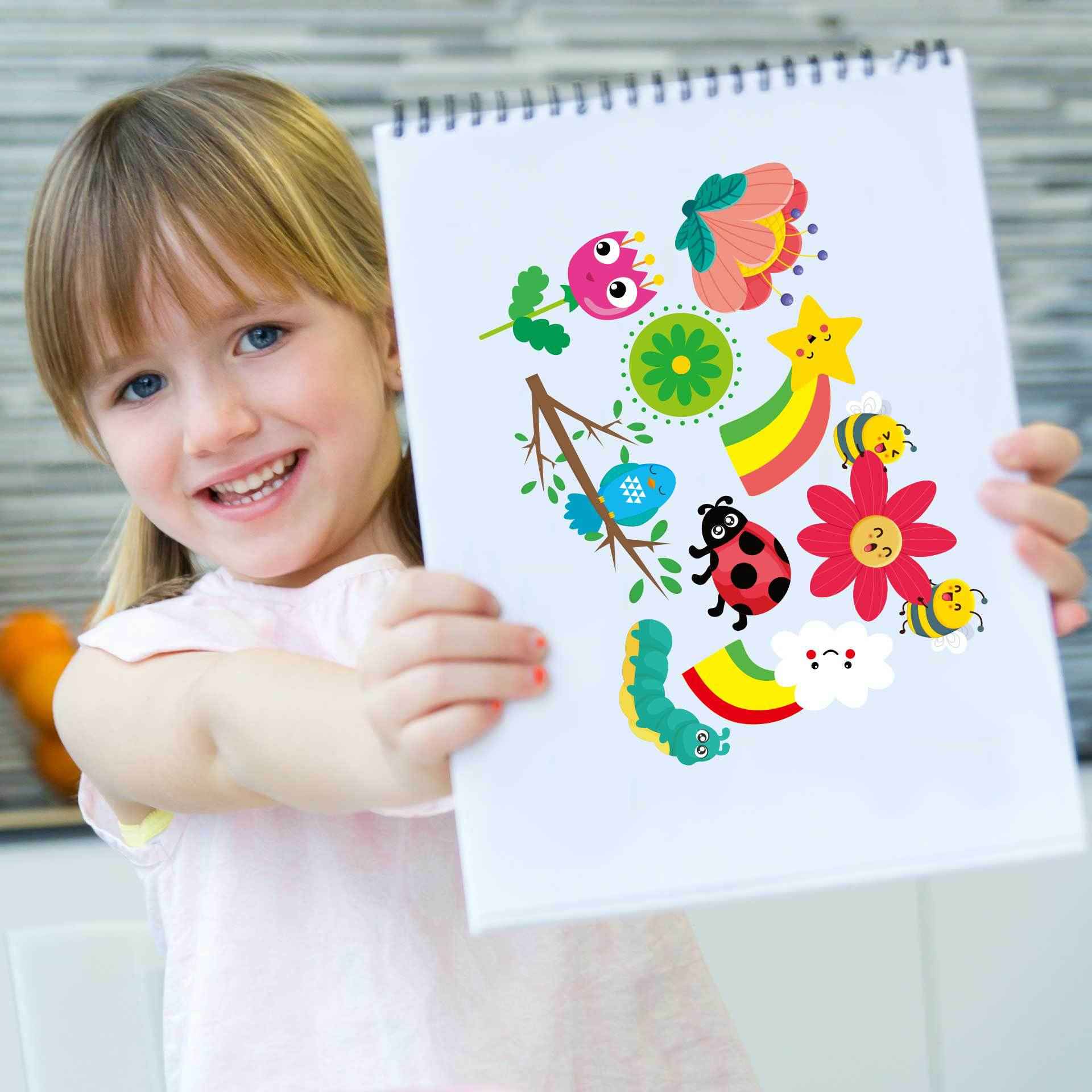 Make a Face Spring Story Stickers for Kids 32 Sheets