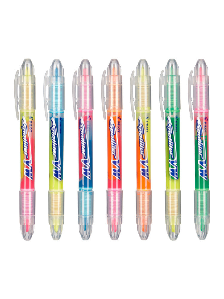 Pilot Spotliter VW Dual Tip Highlighter Pens 14 Colors 7 Packs