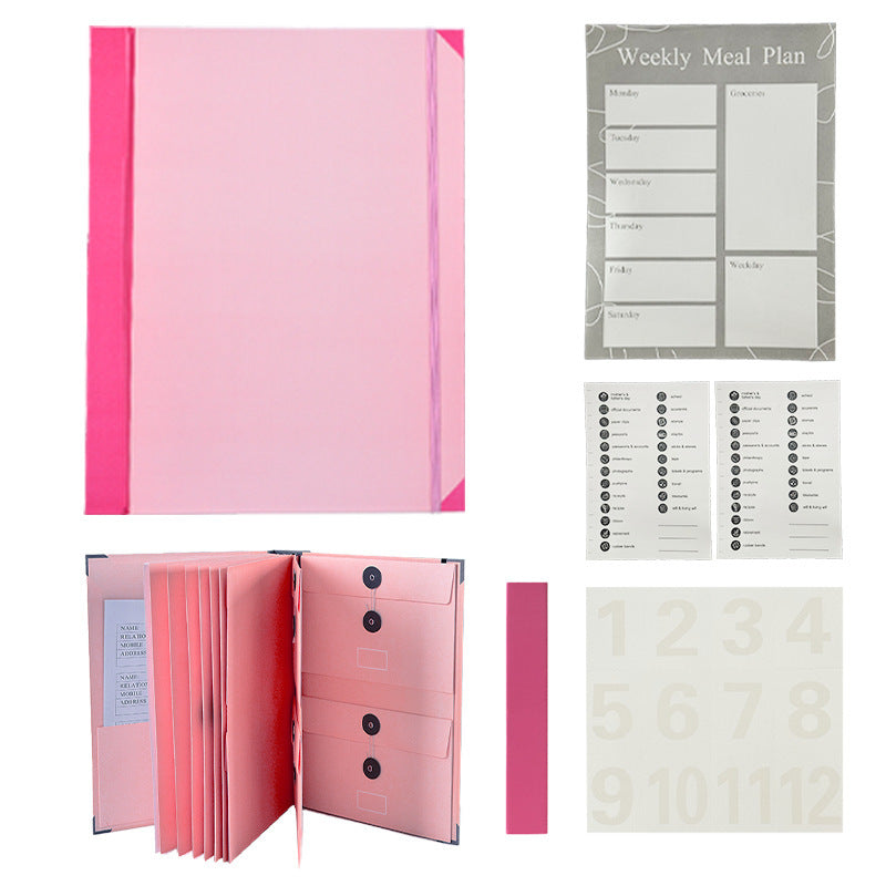 In Case Go Missing Binder Viral TikTok Folio - TTpen