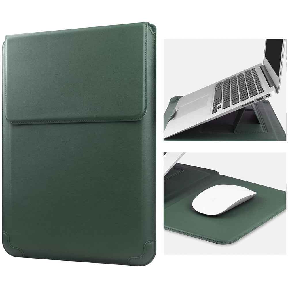 PU Leather Sleeve Case with Stand MacBook Air 13 14 inch