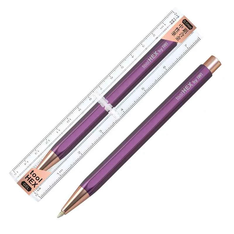 IWI toolHEX Aluminum Click Pen – 0.5mm Hexagonal Barrel with Scales