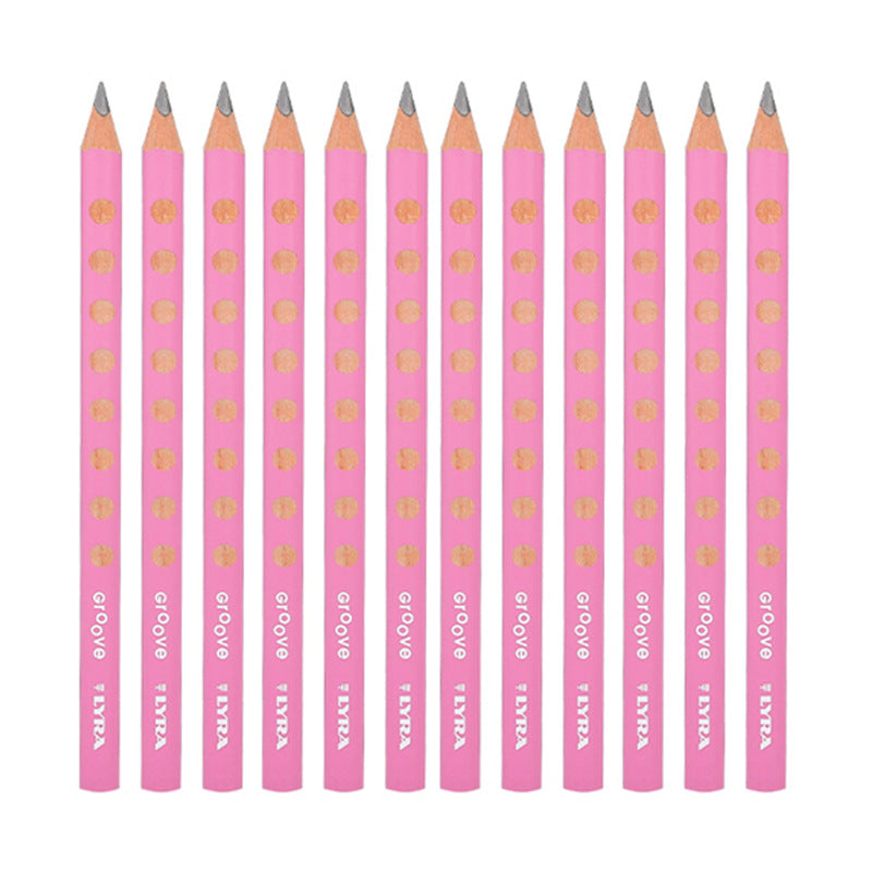 LYRA Groove Graphite Triangular B Pencils,36 Pieces