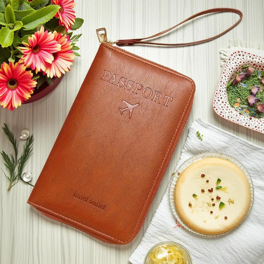 RFID Passport Holder Travel Wallet