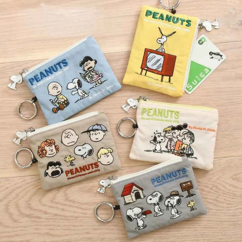 Japanese Kawaii Peanuts Zipper Coin Purse