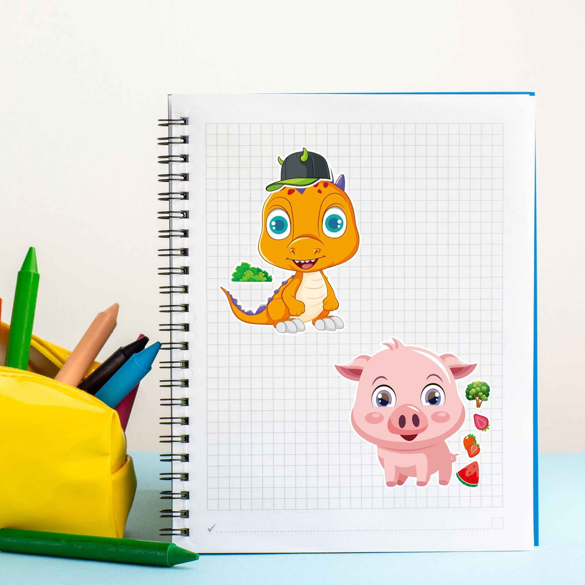 Make a Face Cartoon Animal Zoo DIY Stickers for Kids 24 Sheets