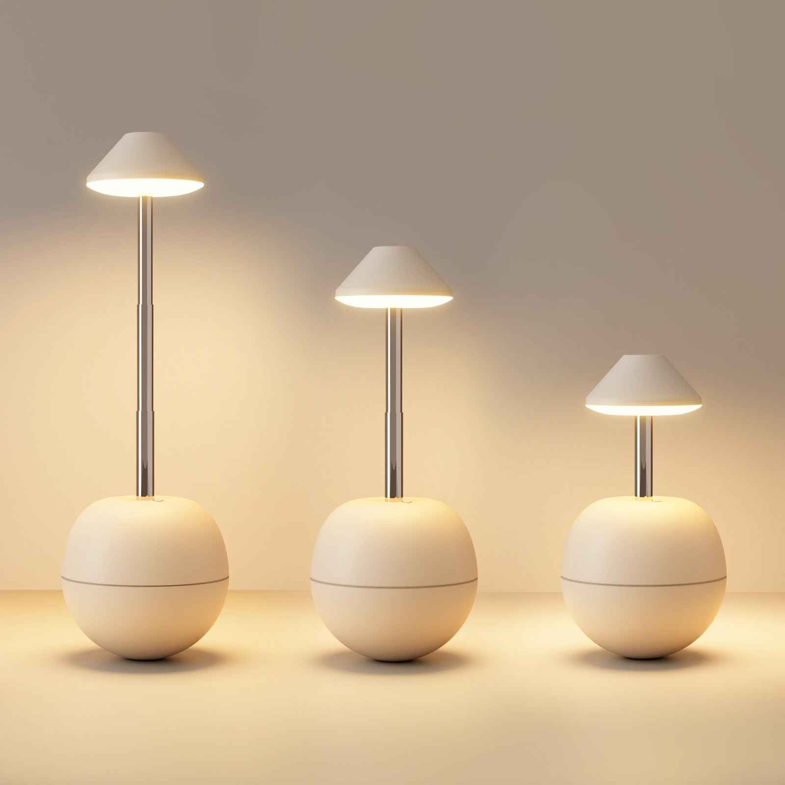 LED Night Light Rechargeable with Remote Telescopic Stem Wobble Base