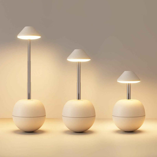 LED Night Light Rechargeable with Remote Telescopic Stem Wobble Base