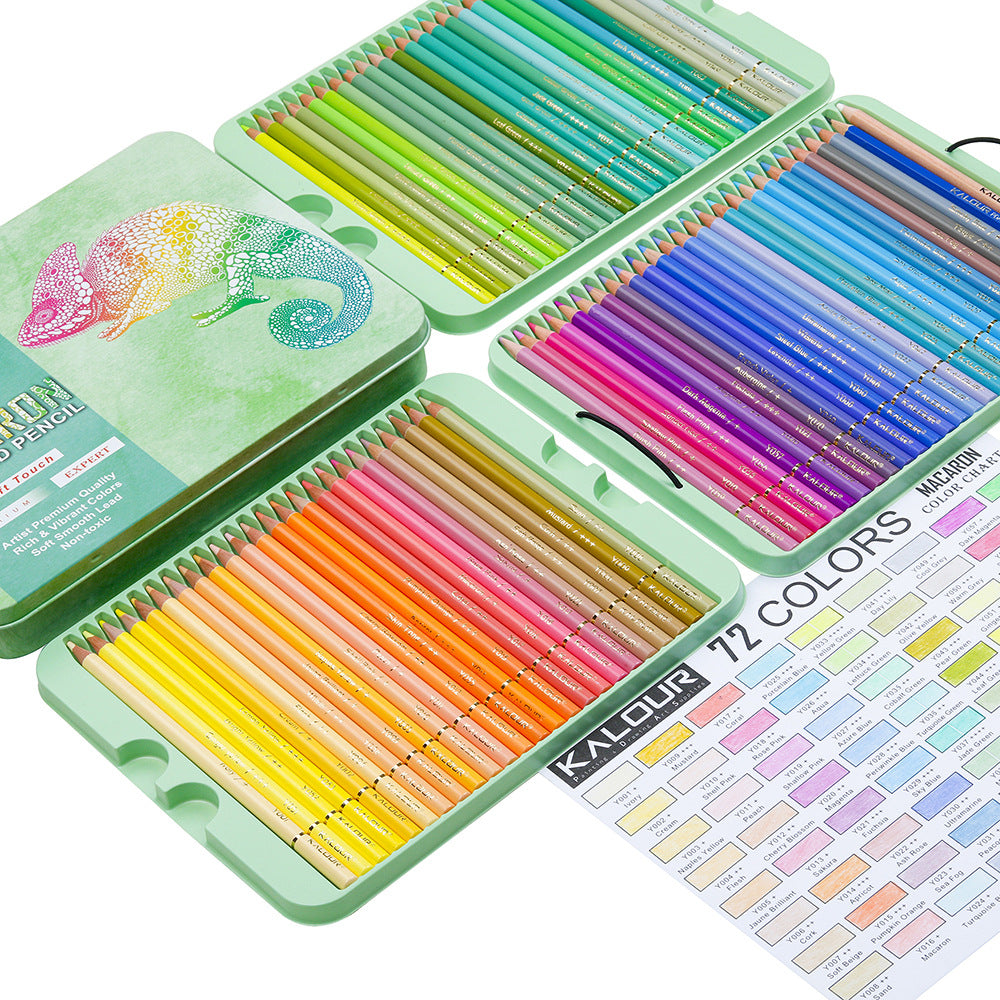 KALOUR Macaron Pastel Colored Pencils Set 72 Colors