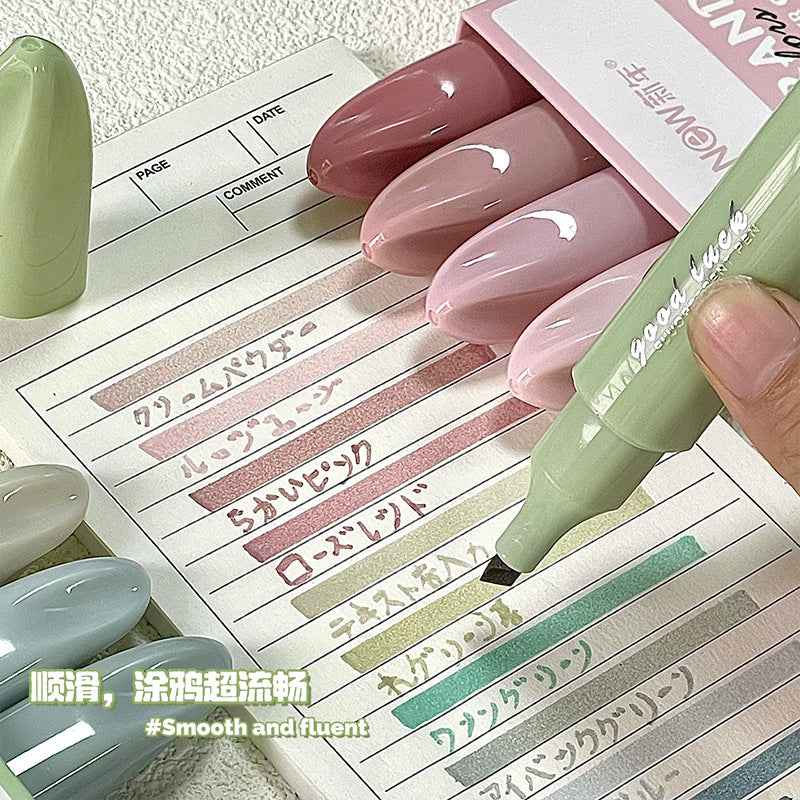 Morandi Color Highlighters 12 Pack Chisel Tip