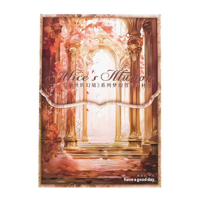 Alice's Wonderland Paper Pad – 300 Dreamy Background Sheets