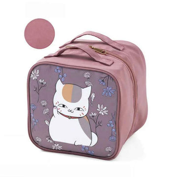 Japanese Cat 3D Top Handle Cosmetic Bag First Aid Kit