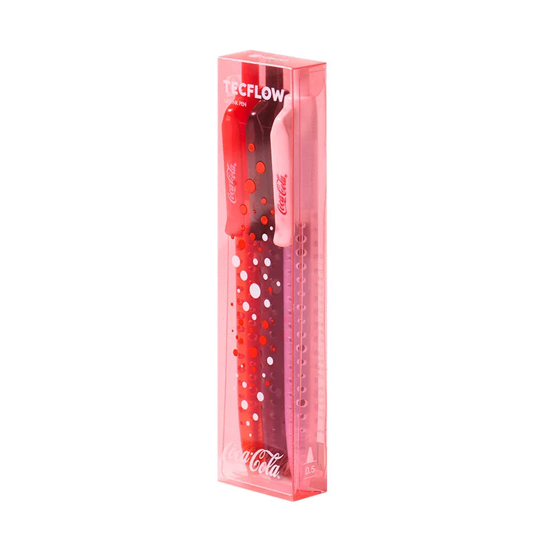 KACO TECFLOW x Coca-Cola Limited Edition Click Gel Pen Set 7 Pack