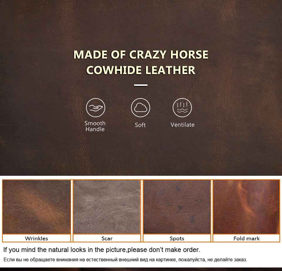 Large Genuine Leather Tray Organizer Desk Storage Box