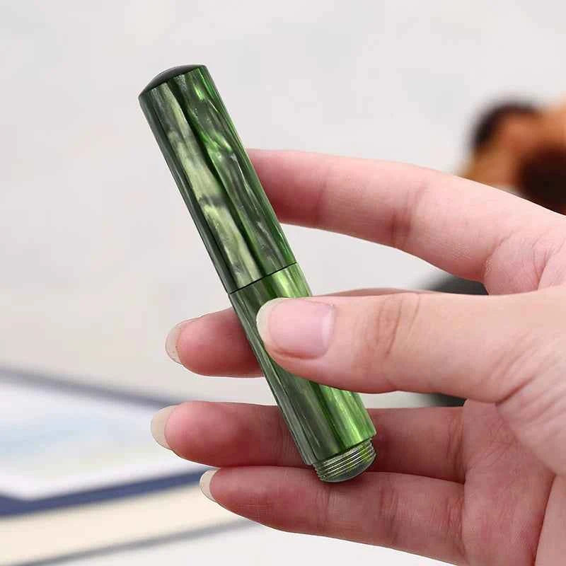 MAJOHN WANCAI Mini Pocket Resin Fountain Pen – 0.5mm Iridium Nib